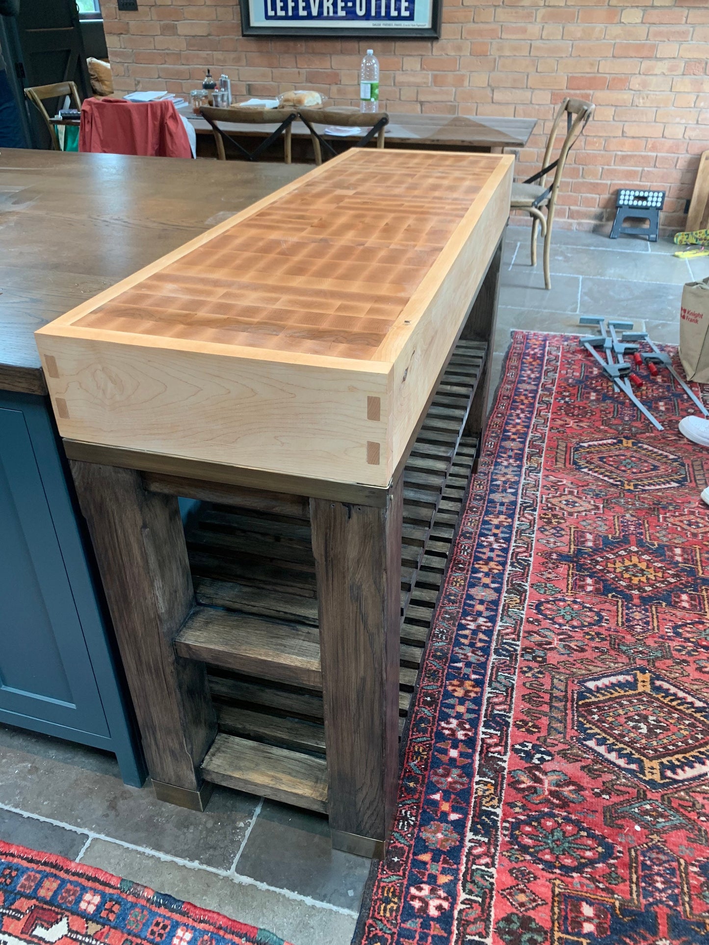 Deposit On An Oak And Maple Kitchen Island butchers block - Made To Order To Your Specification