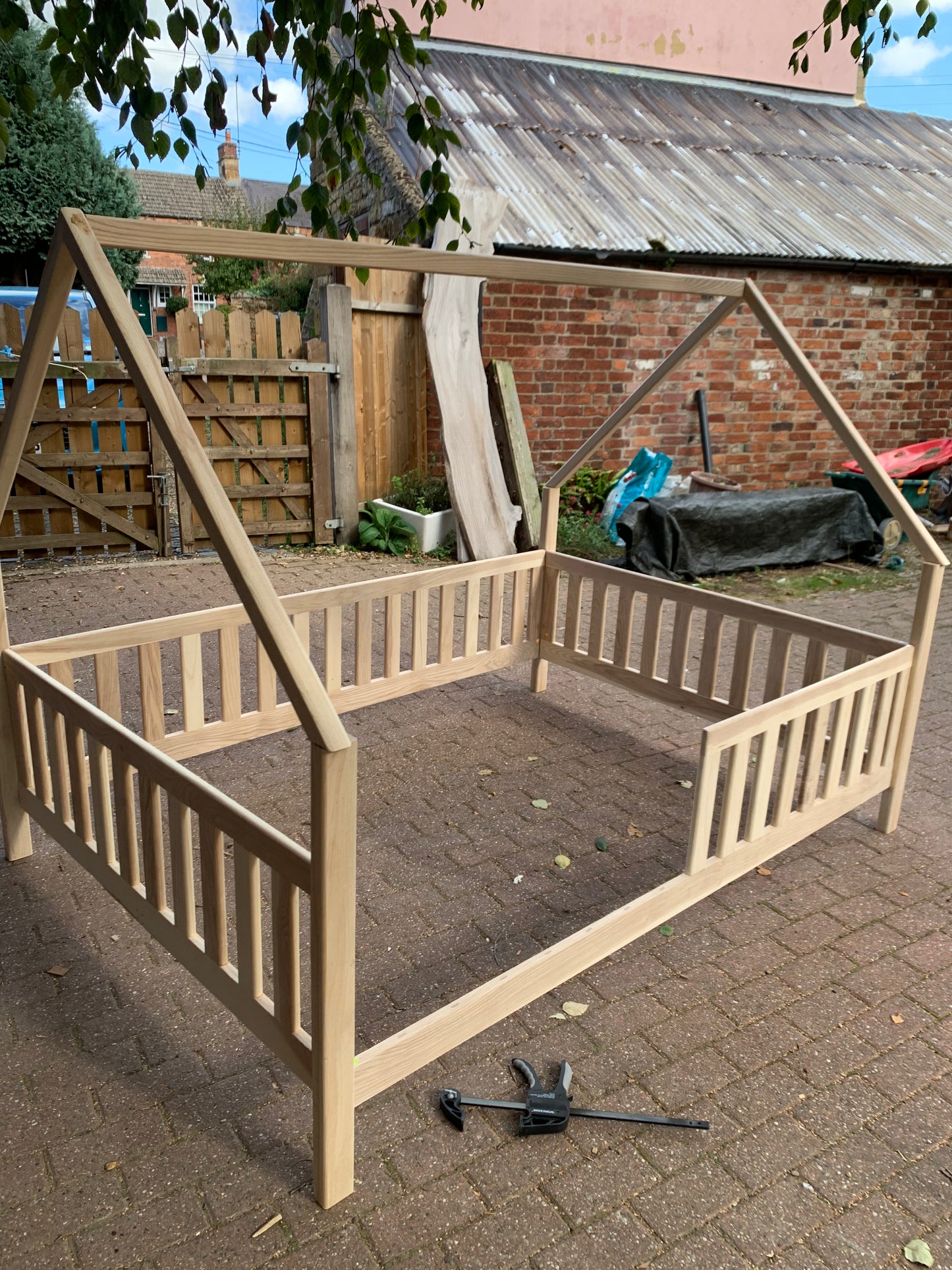 Deposit on a Montessori bed in beech or ash | toddler floor bed | kids bed frame | co-sleeping bed. Made To Order To Your Specification