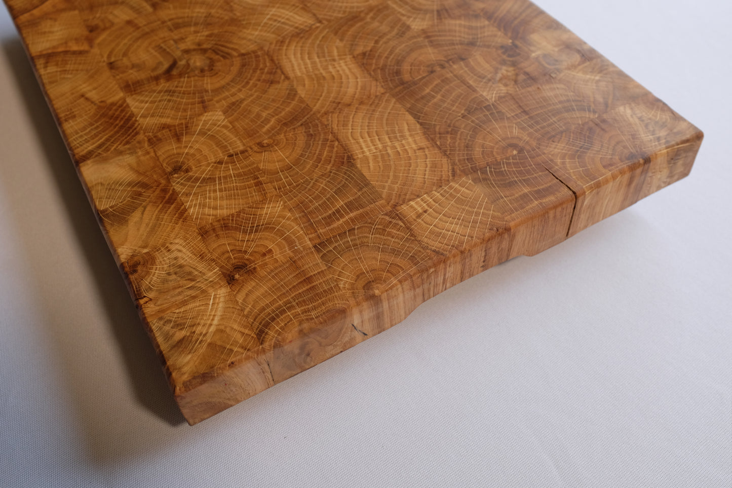 End grain butchers block, European Oak