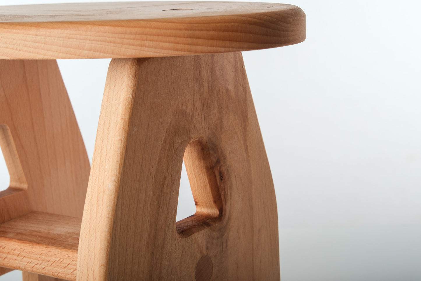Beech wood stool Kids wooden stool Beech wood plant stand