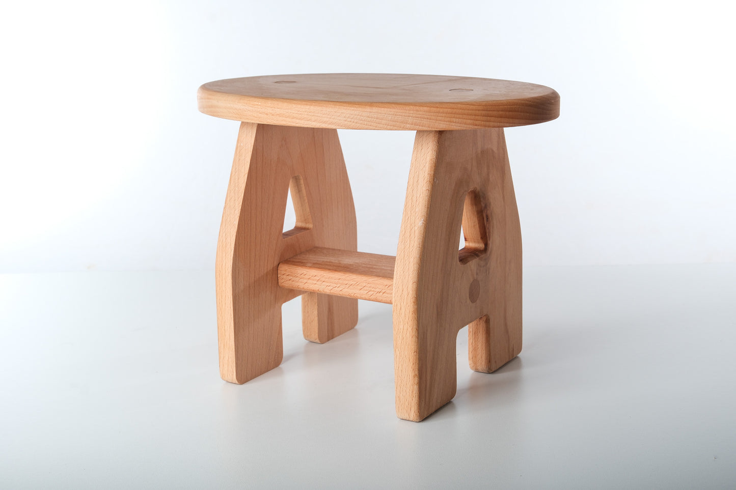 Beech wood stool Kids wooden stool Beech wood plant stand