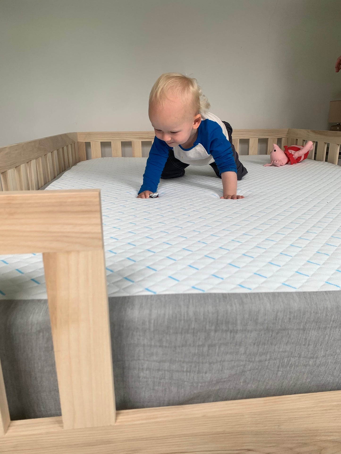 Deposit on a handmade Montessori bed in beech or ash | toddler floor bed | kids bed frame | co-sleeping bed.  UK based.