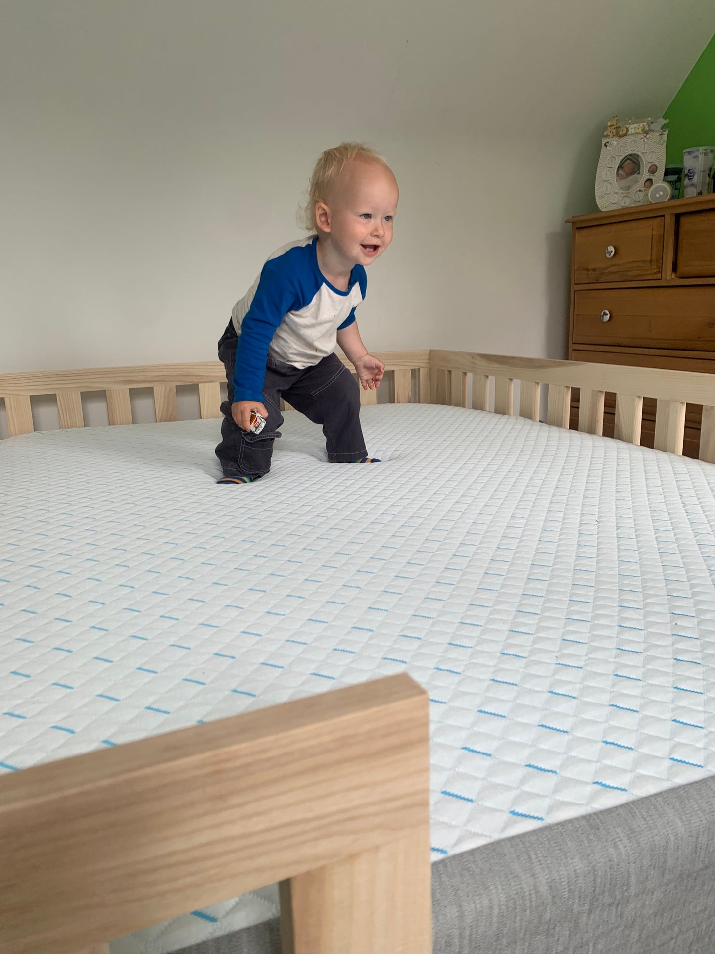 Montessori bed in beech | toddler floor bed | kids bed frame | co-sleeping bed.  Made To Order To Your Specification