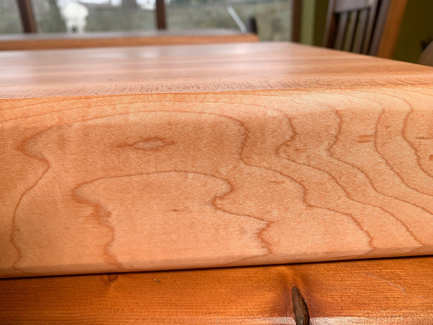 Turntable vibration isolation platform.  Oak, walnut or maple edge grain.  Custom made to order.