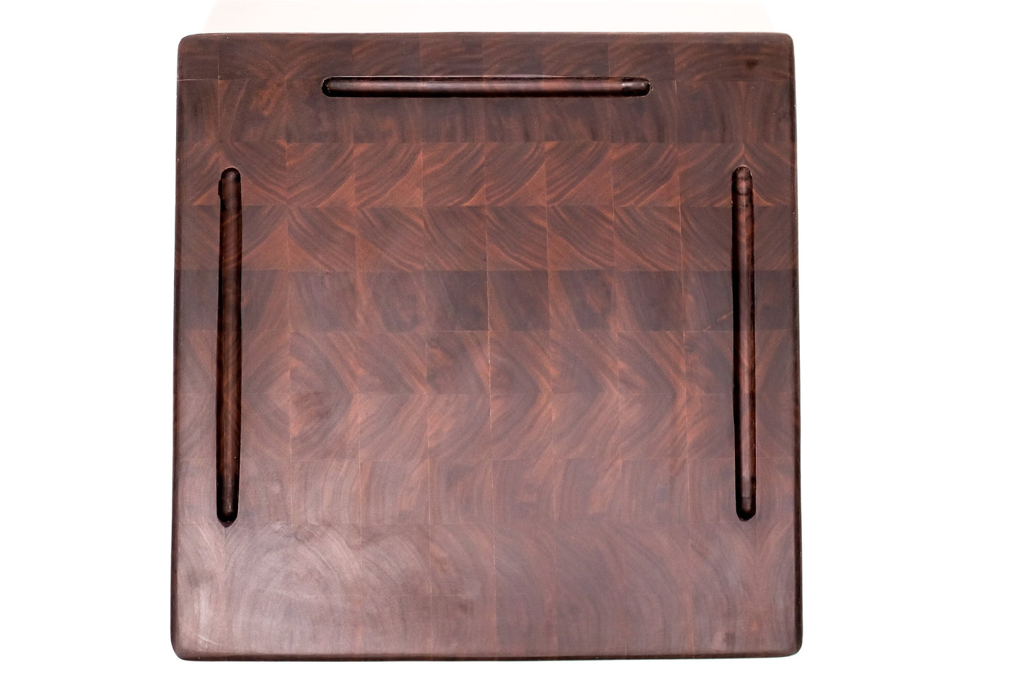 End grain butchers block, black walnut.