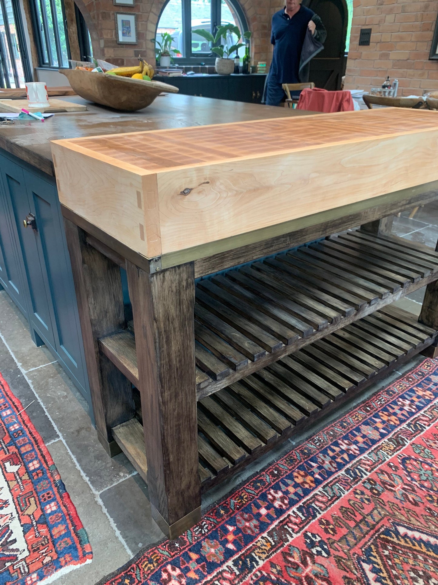 Deposit On An Oak And Maple Kitchen Island - Made To Order To Your Specification