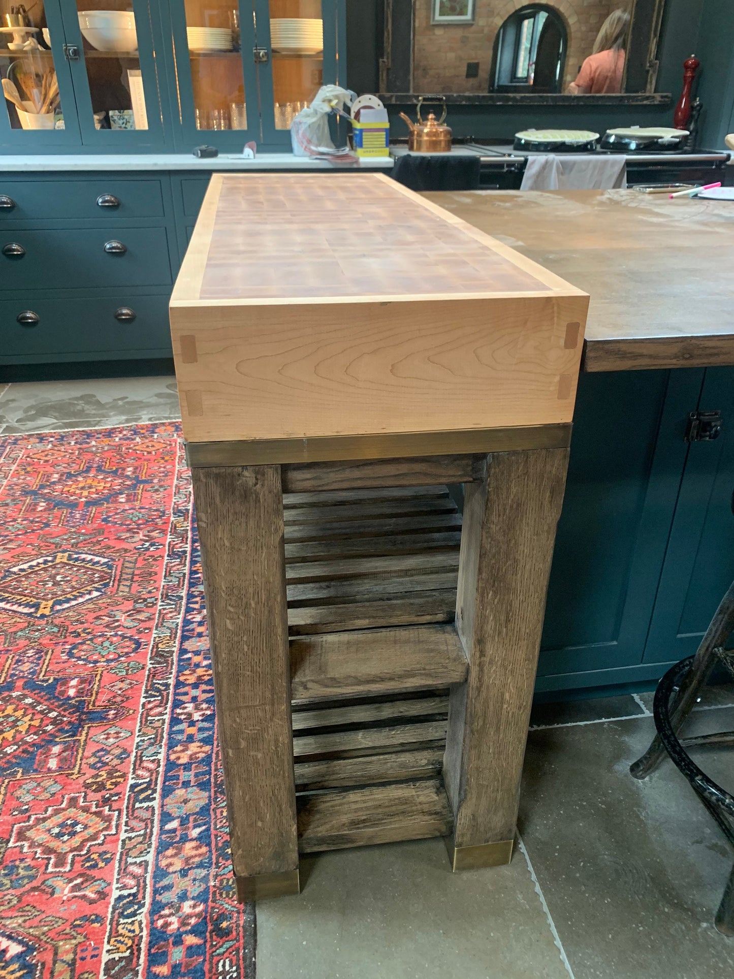 Deposit On An Oak And Maple Kitchen Island - Made To Order To Your Specification