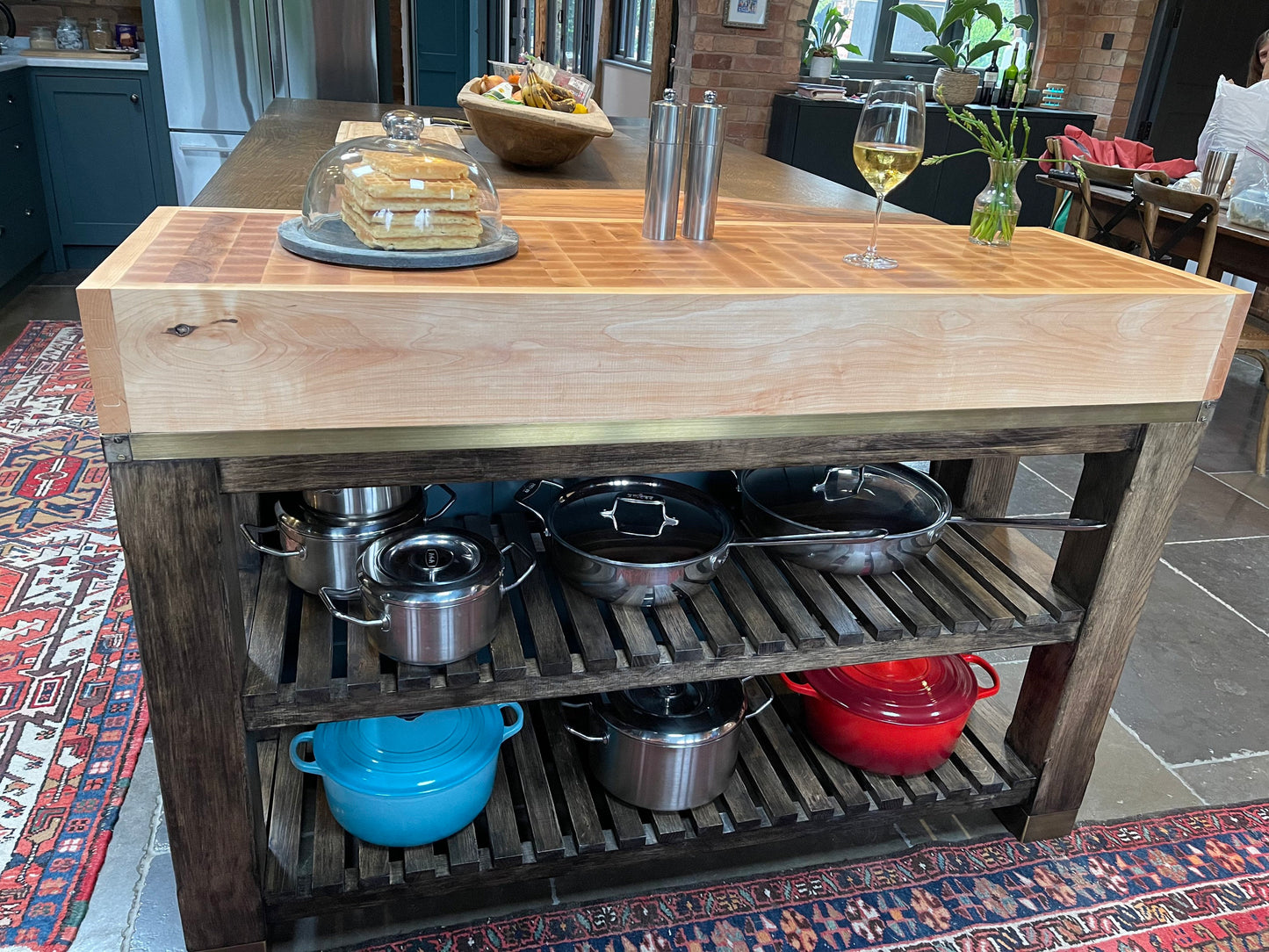 Deposit On An Oak And Maple Kitchen Island - Made To Order To Your Specification