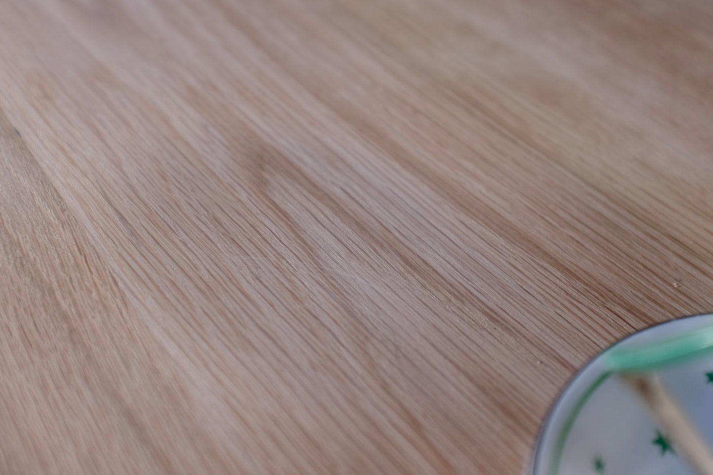 Oak farmhouse kitchen dining table